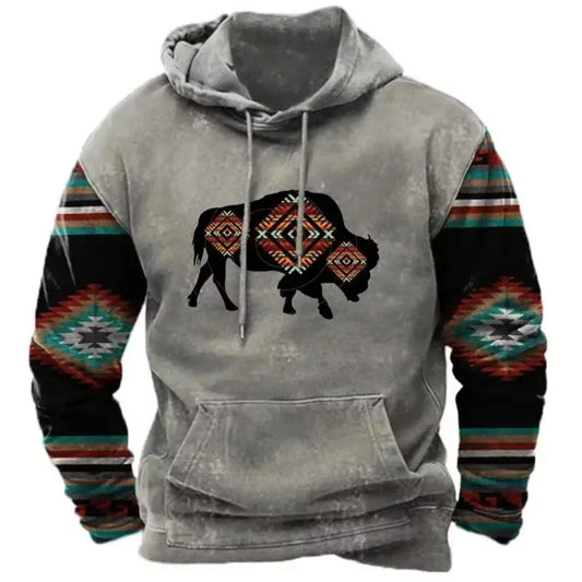 Animal Hoodie Buffalo