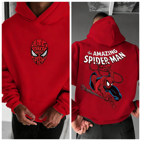 Marvel Spider Man Hoodie Cartoon Comic Movie