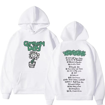 Green Day Hoodie Rock Band Music