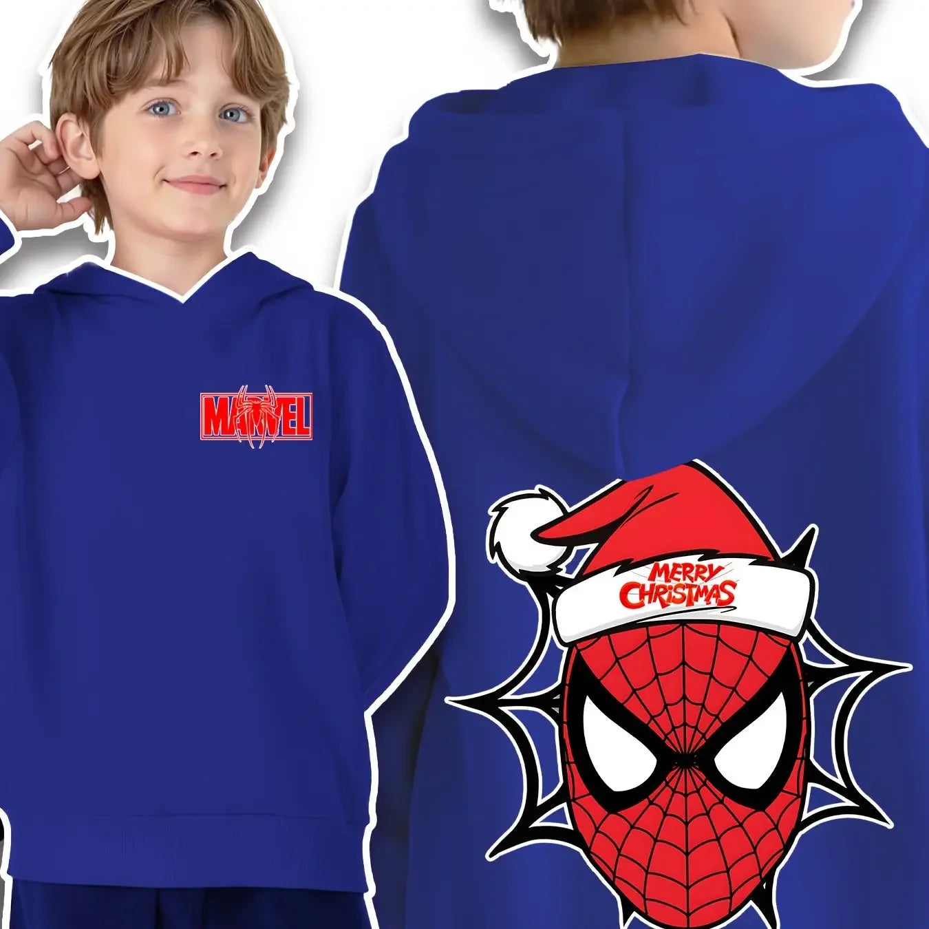 Marvel Hoodie Spiderman Christmas