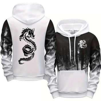Dragon Printed Hoodie
