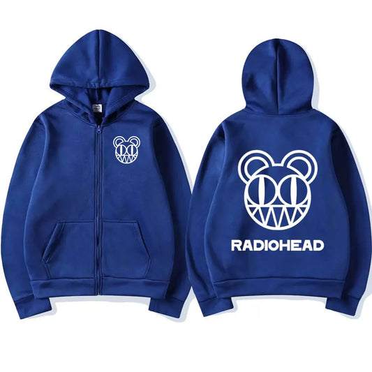 Rock Band Radiohead Zipper Hoodie music