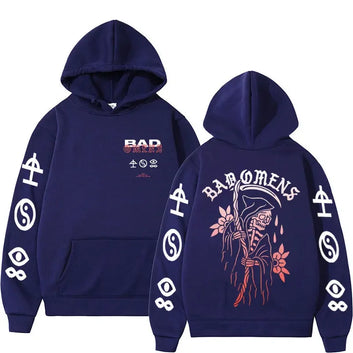 Bad Omen Rock Band Hoodie Music