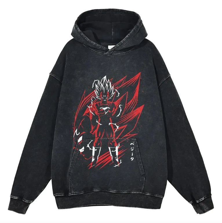 Anime Dragon Ball Hoodie Majin Vegeta