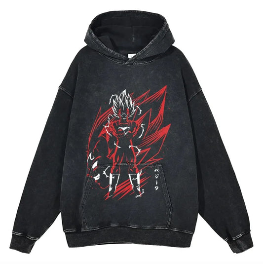 Anime Dragon Ball Hoodie Majin Vegeta