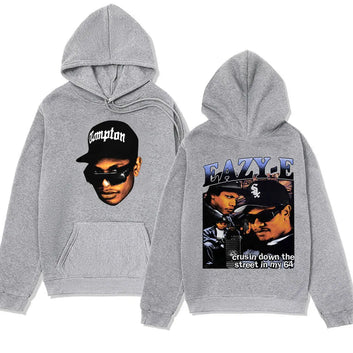 90s Rapper Eazy E Graphic Hoodie music