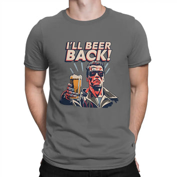 The Terminator T Shirt I'll Be Back Funny Movie