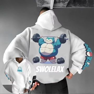 Pokemon funny Swolelax Hoodie anime cartoon