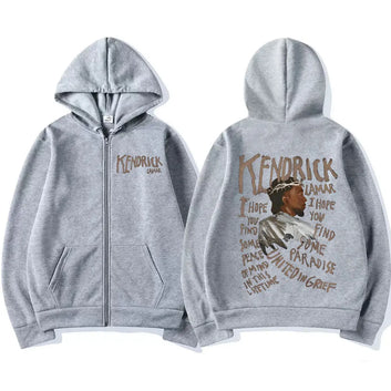 Rapper Kendrick Lamar Zipper Hoodies Mr Morale & The Big Steppers music
