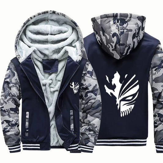 Anime Bleach Zip Up Hoodie camouflage