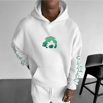 Pokemon Bulbasaur Hoodie Anime Cartoon