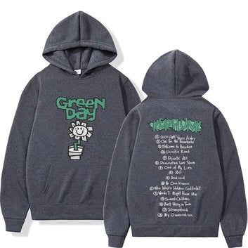 Green Day Hoodie Rock Band Music