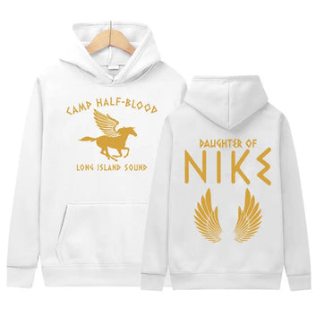 Percy Jackson Camp Half Blood Print Hoodie Men Women Aesthetic Retro Harajuku Sweatshirt Loose Fleece Pullover Oversized Hoodies