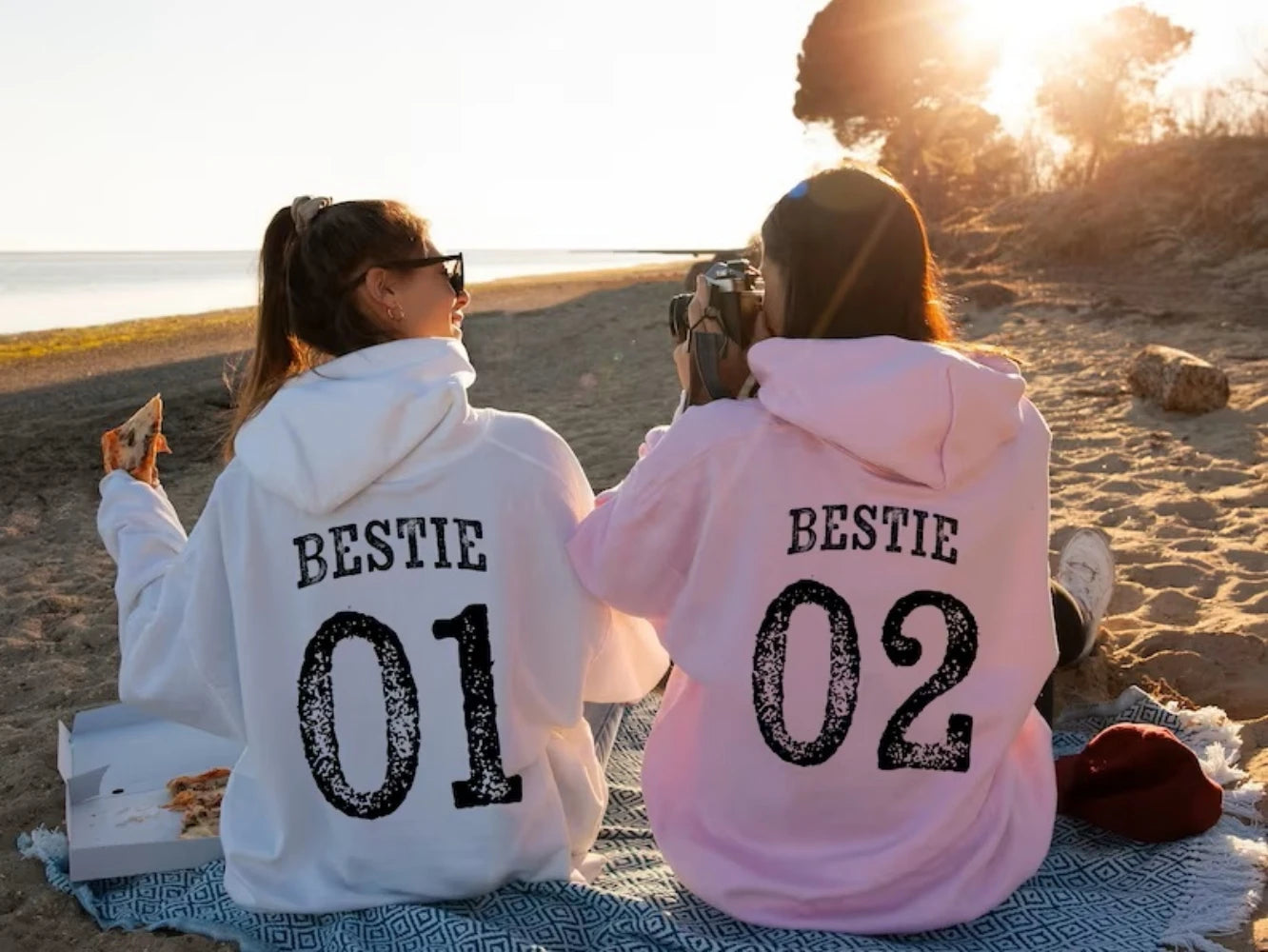 BFF Matching Best Friend Birthday Hoodies
