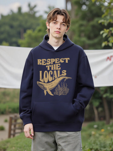 Respect The Locals Whale Hoodie