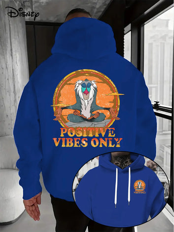 Disney Lion King Rafiki Positive vibes only hoodie cartoon