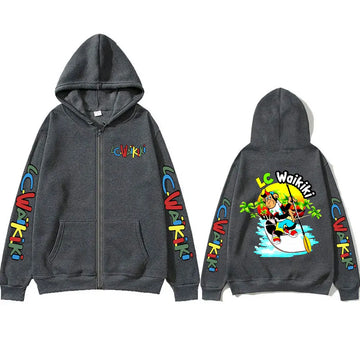 Monkey LC Waikiki Surfing Zipper Hoodie