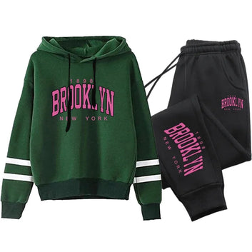 Brooklyn hoodie or set with sweatpants