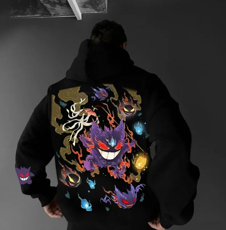 Pokemon Gengar Hoodie Anime
