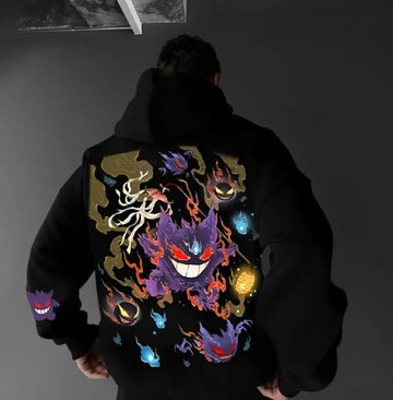 Pokemon Gengar Hoodie Anime