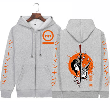 Anime Shaman King Yoh Asakura Zipper Hoodies