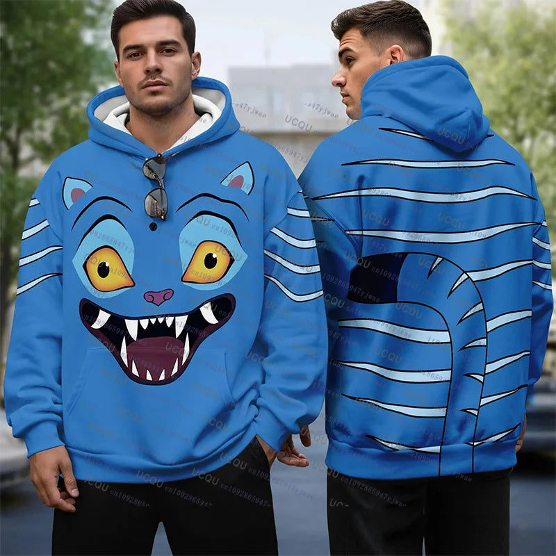 KPop Demon Hunters Hoodie anime Derpy tiger