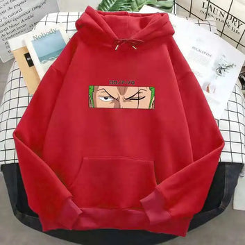 Anime One Piece Zoro Hoodie Multiple Designs