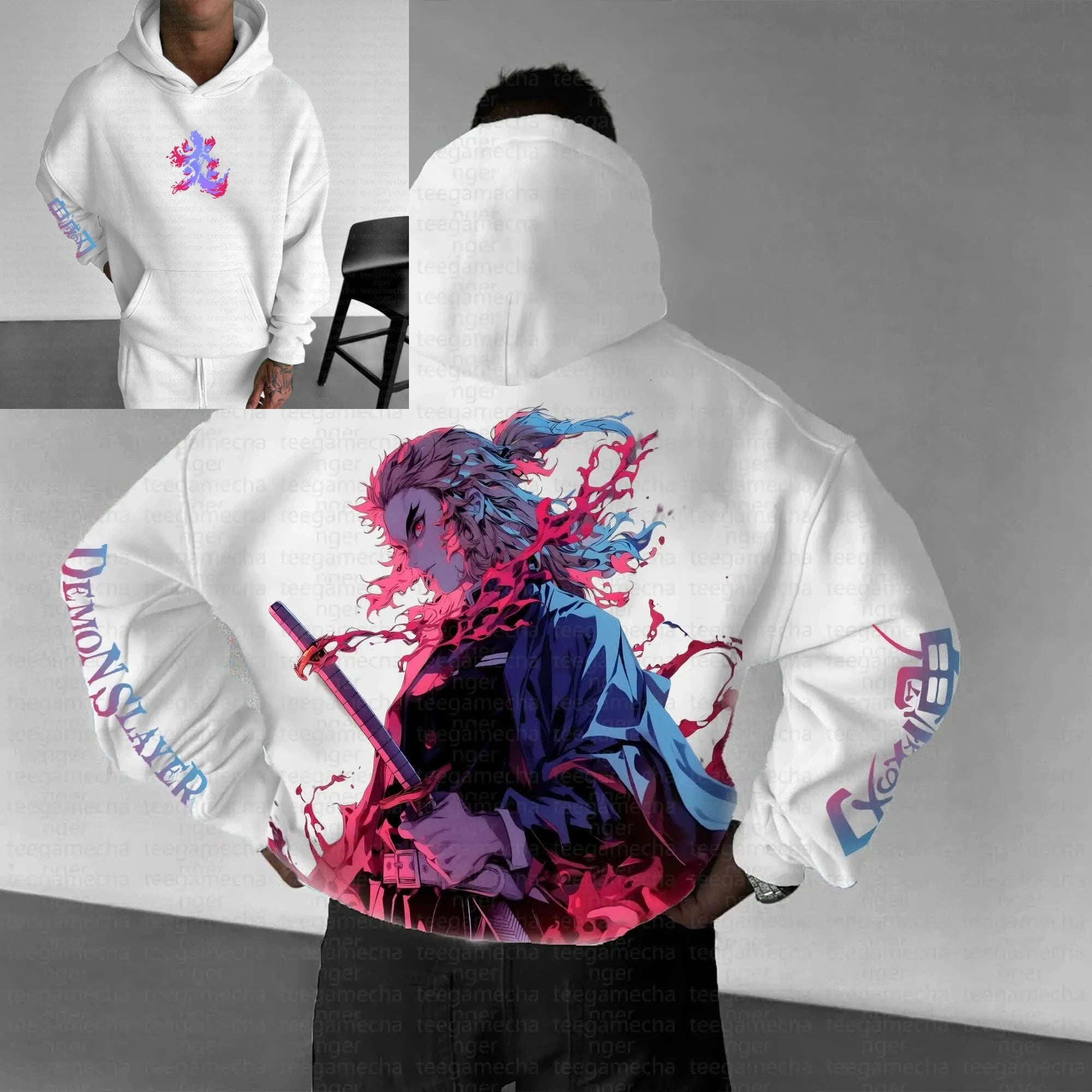 Demon Slayer Graphic Hoodie Anime