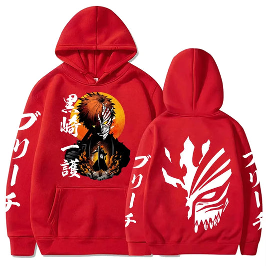 Anime Bleach Hoodie Hallow Ichigo