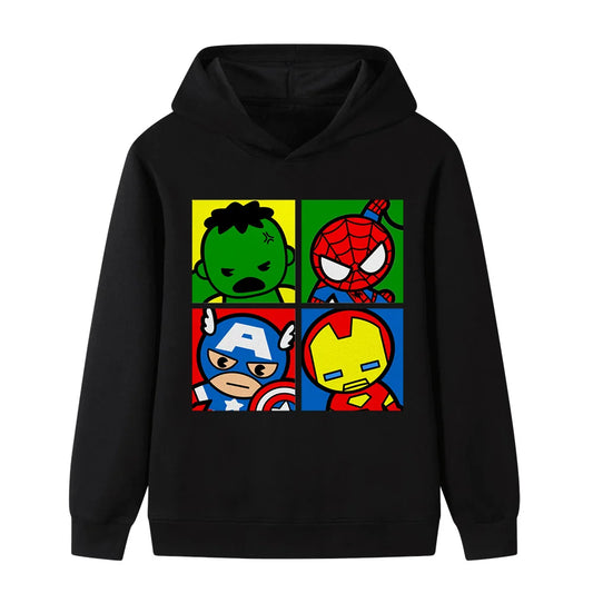 Children Hoodie Marvel Superhero Cartoon