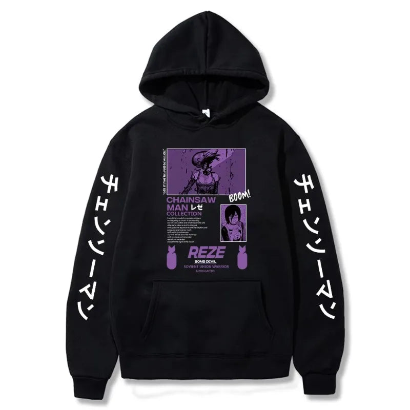 Anime Chainsaw Man Reze Hoodie