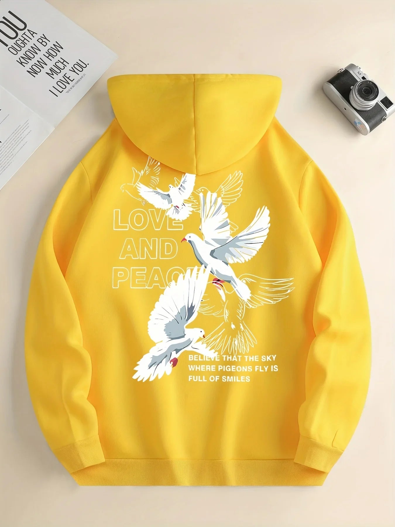 Love and Peace Pigeon Hoodie