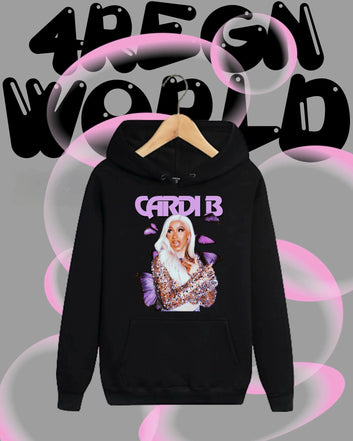 Cardi B Rapper Hoodie Music