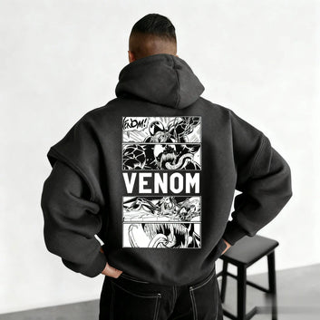 Marvel Venom Hoodie Comic Cartoon