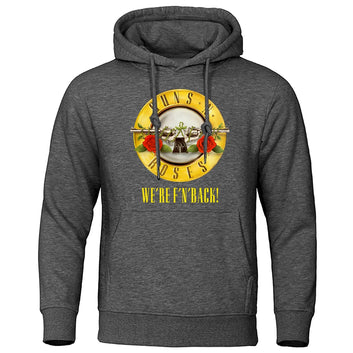 Guns N' Roses We'Re Back Metal Rock Style Hoodie music band