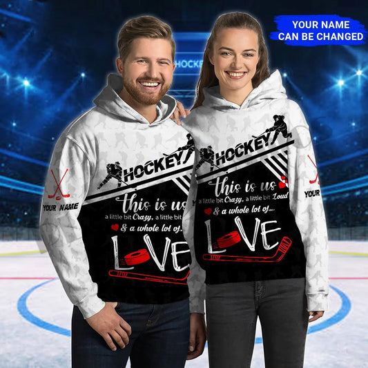 PLstarCosmos Newest 3DPrint Hockey Custom Name Couple Gift Funny Harajuku Streetwear Casual Unique Unisex Hoodies/Sweatshirt/Zip