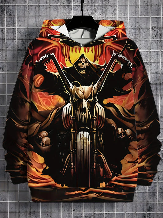Halloween Grim Reaper motorcycle
