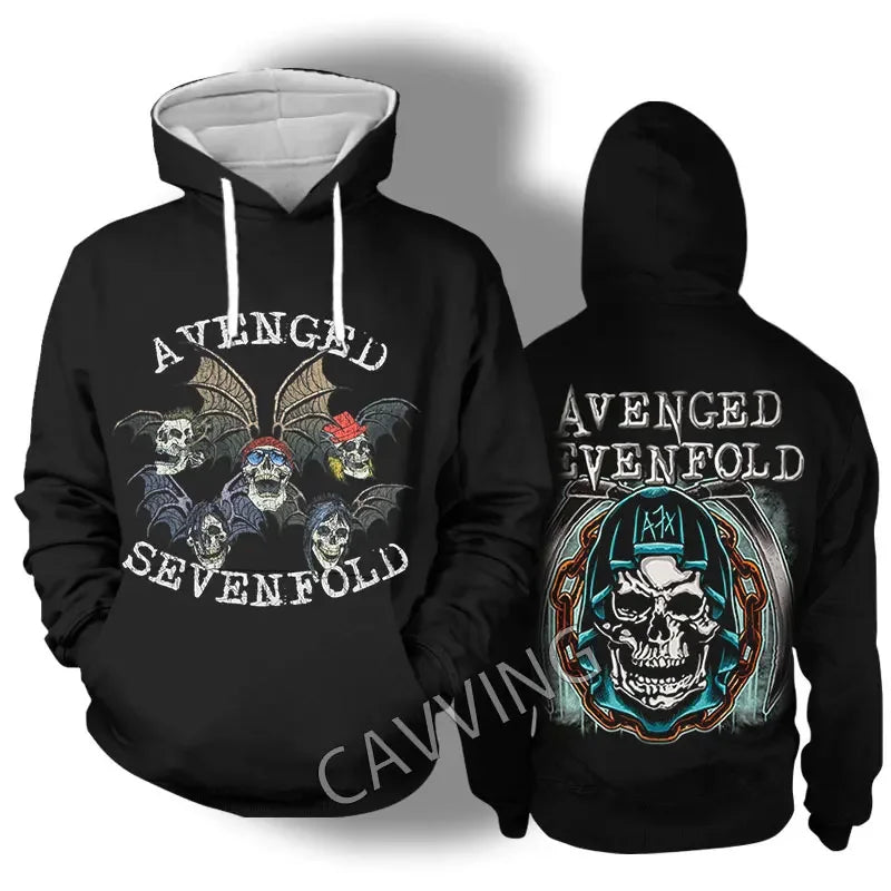 Avenged Sevenfold Rock Band Hoodie Music