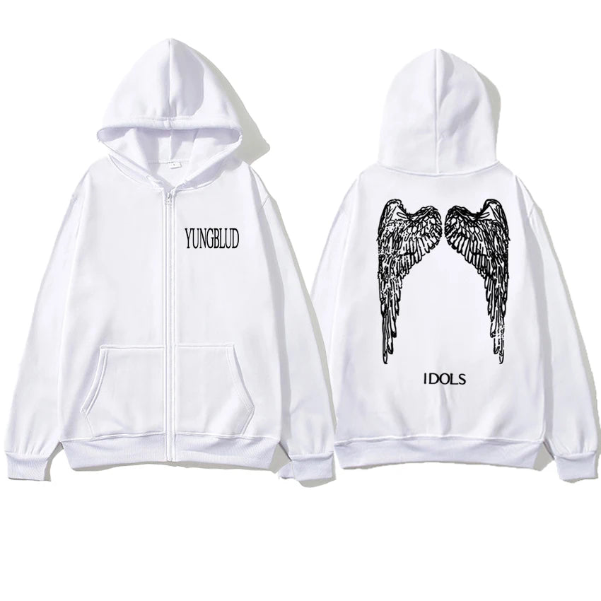 Idols Wings YUNGBLUD  Zipper Hoodie music