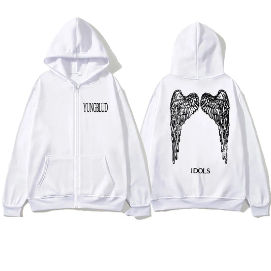 Idols Wings YUNGBLUD  Zipper Hoodie music