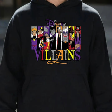 Disney Villains Hoodie Cartoon