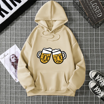 Hoodie Clinking Beer Mugs funny