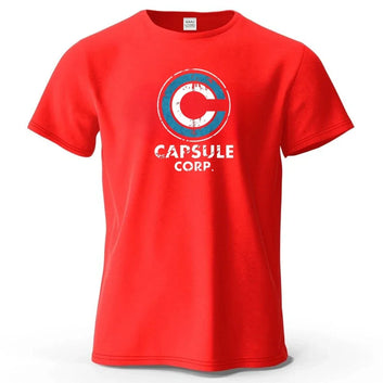 Anime Dragon Ball Capsule Corp T-shirt