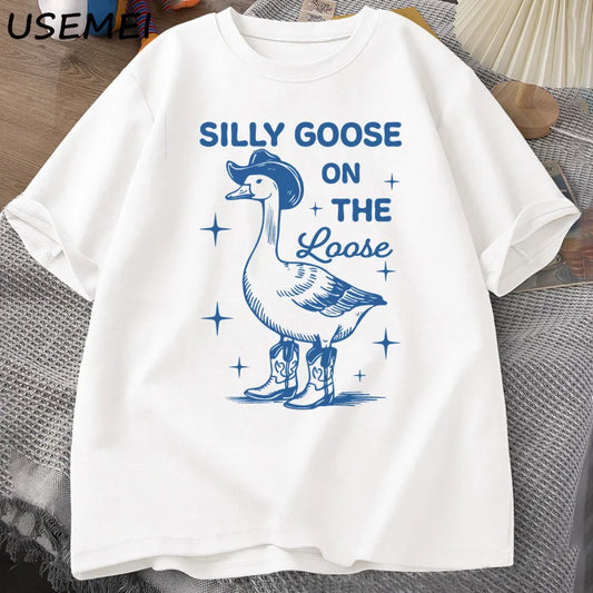 Silly Goose on The Loose Tshirt Funny