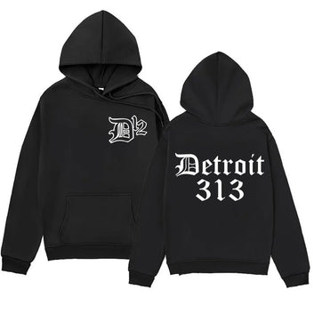 D12 Band Rapper Eminem Hoodie Detroit Michigan 313 music