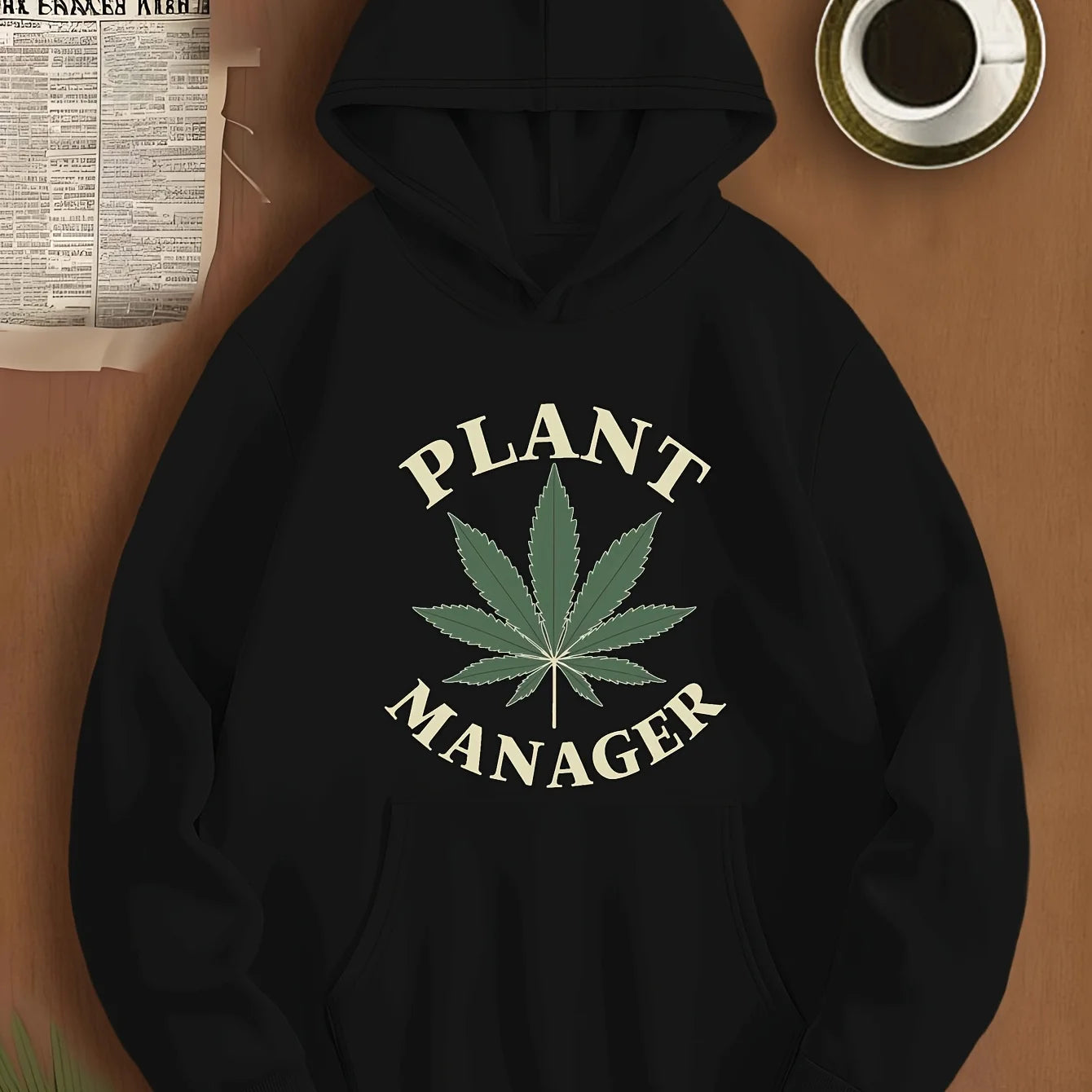 Plant Manager Weed Hoodie Funny