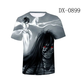 Anime Bleach 3D Printed T-shirt Multiple Designs