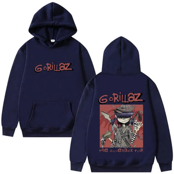 Rock Band Gorillaz The Come Back Tour Hoodie music