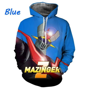 Mazinger Z Hoodie Anime Multiple Designs