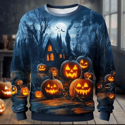 Halloween Theme Pumpkin Cemetery